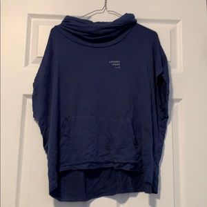 Pullover navy sleeveless sweatshirt